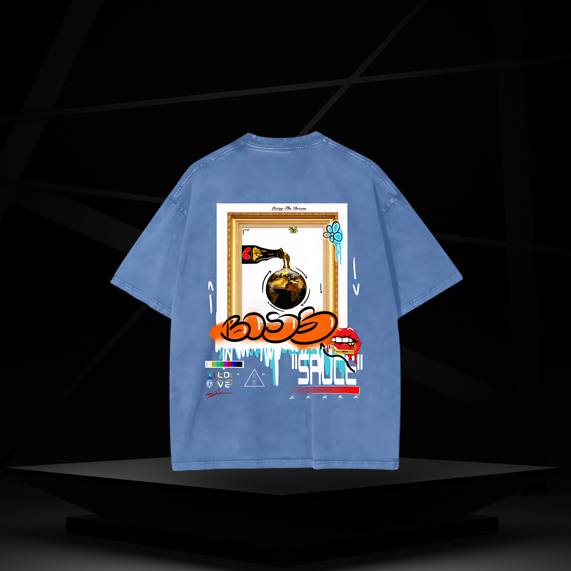Fade wash mission t-shirt-effortless street style (Unisex)