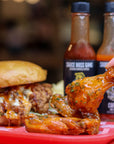 Sauce Boss Gang smoky chipotle chicken wings.