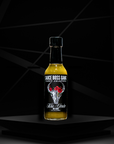 Sauce Boss Gang "salsa verde" hot sauce front view.