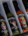 Sauce Boss Gang "The Whole Gang " hot sauce collection in gift box.