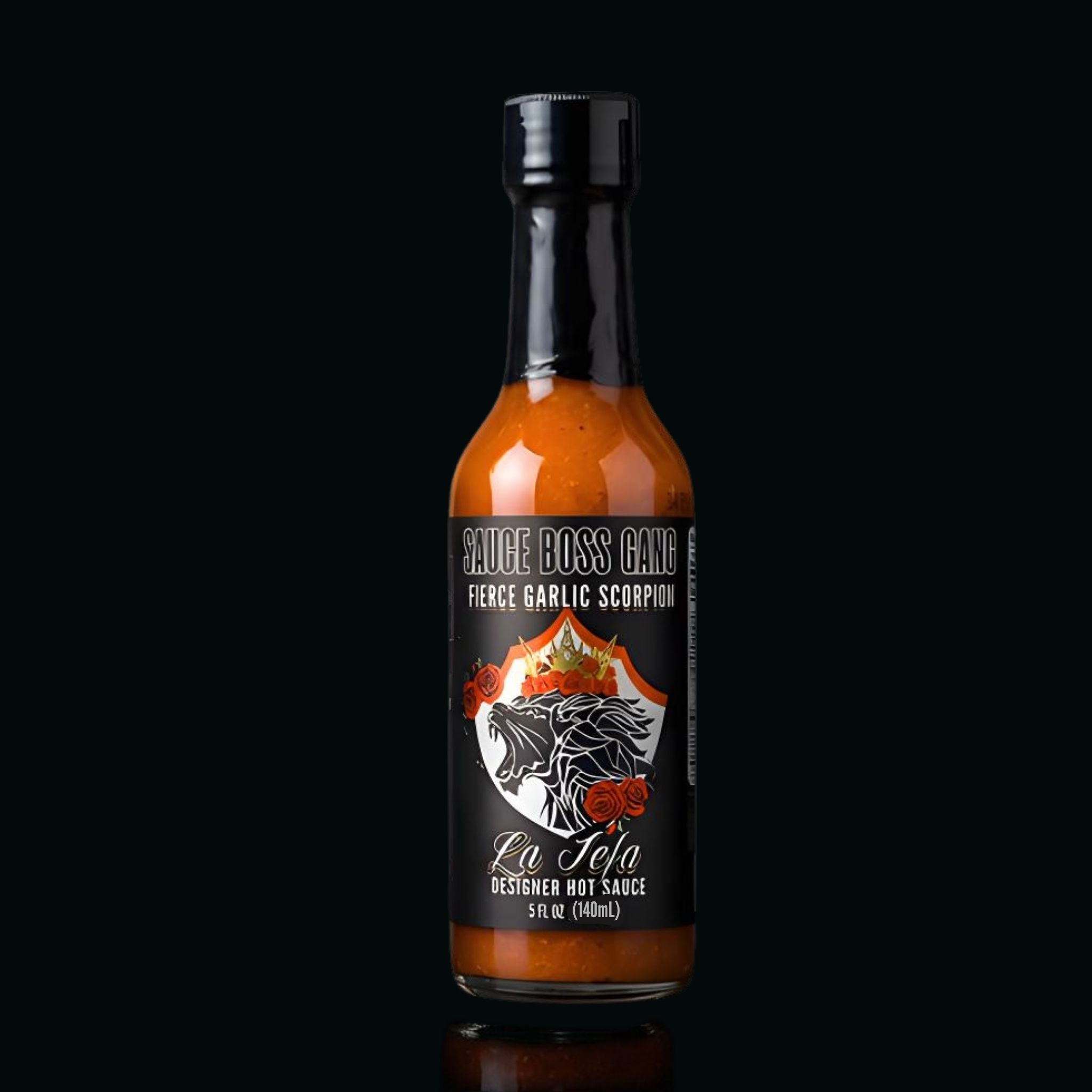 QYPTH ONE Groovy Sauce ジャズるこころ Garlic Scorpion Hot Sauce | La Jefa by Sauce Boss Gang