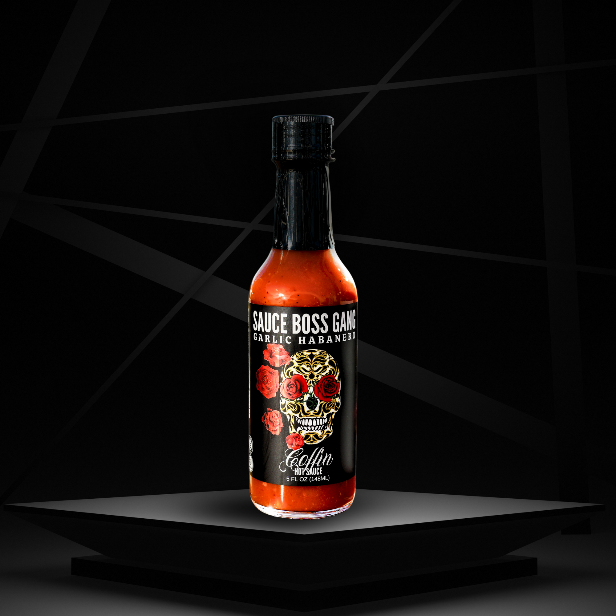 Coffin habanero hot sauce front view